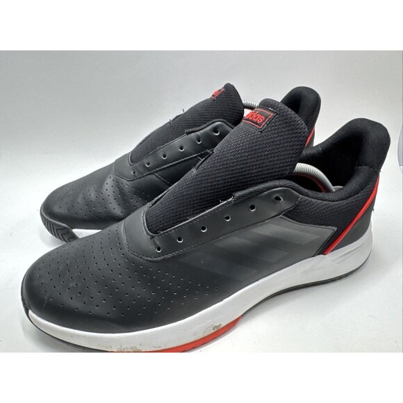 Adidas Mens Courtsmash F36716 Black Running Shoes Sneakers Size 11 - Picture 1 of 10